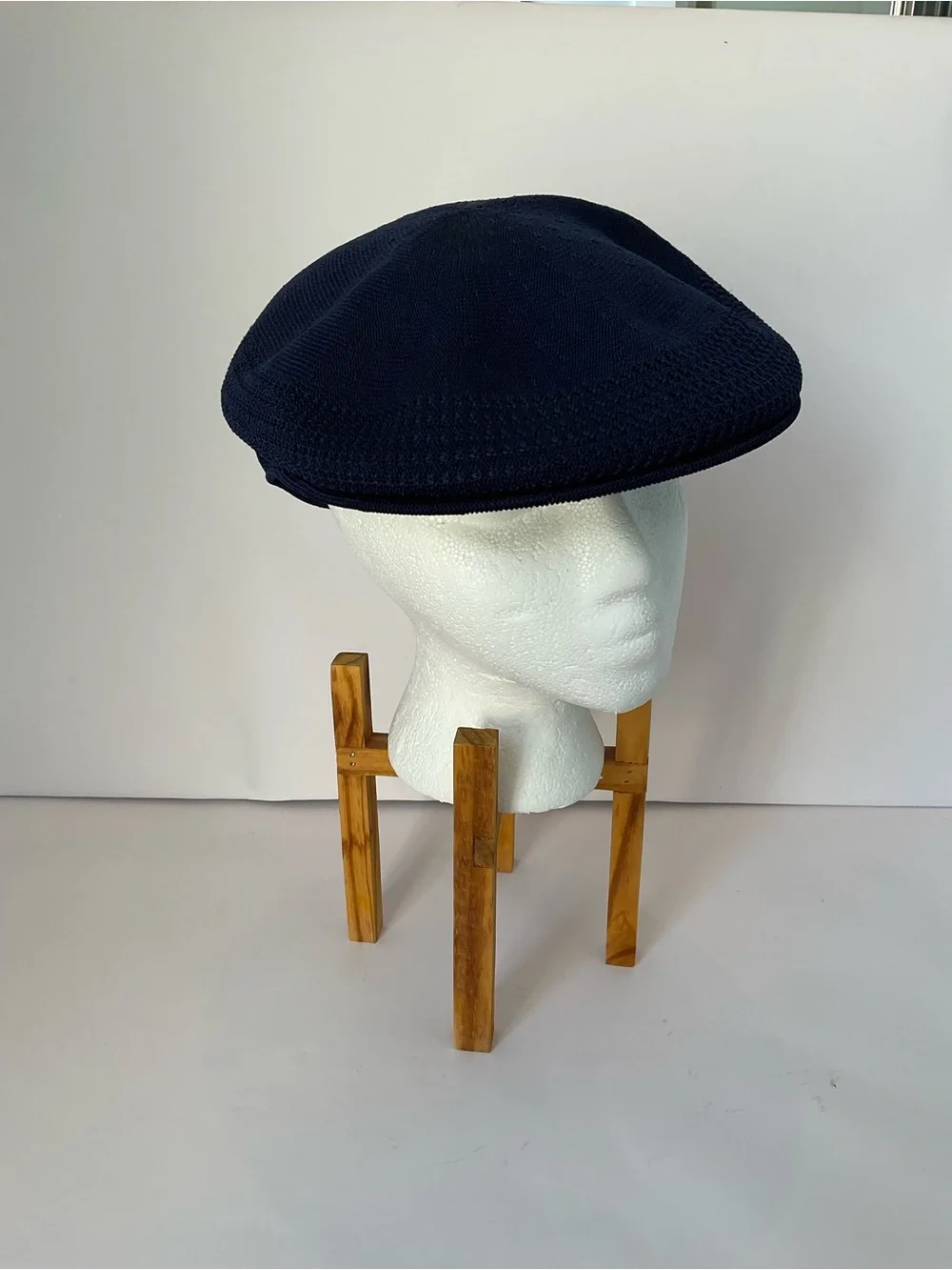 Men’s Kangol Ventair Navy Blue Flat Cap Newsboy Hat